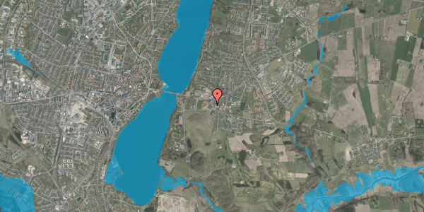 Oversvømmelsesrisiko fra vandløb på Gl. Randersvej 10, 8800 Viborg