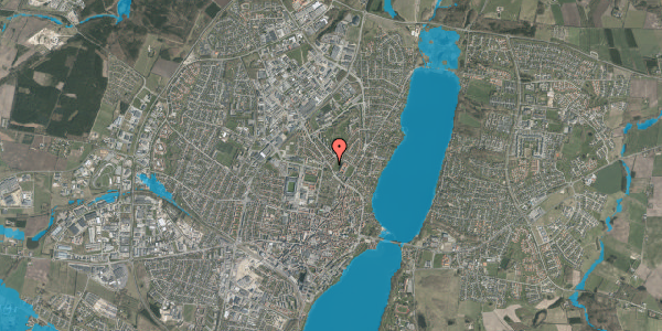 Oversvømmelsesrisiko fra vandløb på Gl. Skivevej 6, 8800 Viborg