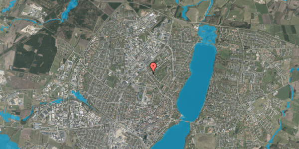 Oversvømmelsesrisiko fra vandløb på Gl. Skivevej 34, 1. 101, 8800 Viborg