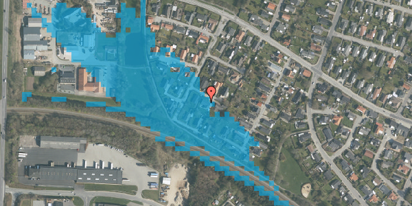 Oversvømmelsesrisiko fra vandløb på Gotlandsvej 23, 8800 Viborg