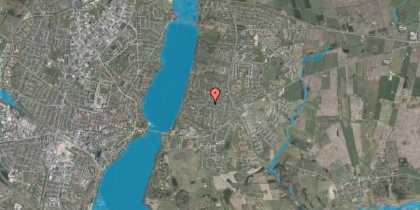 Oversvømmelsesrisiko fra vandløb på Grævlinghøjen 4, 8800 Viborg