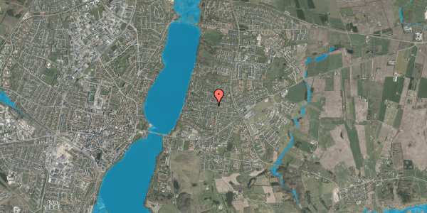 Oversvømmelsesrisiko fra vandløb på Grævlinghøjen 6, 8800 Viborg