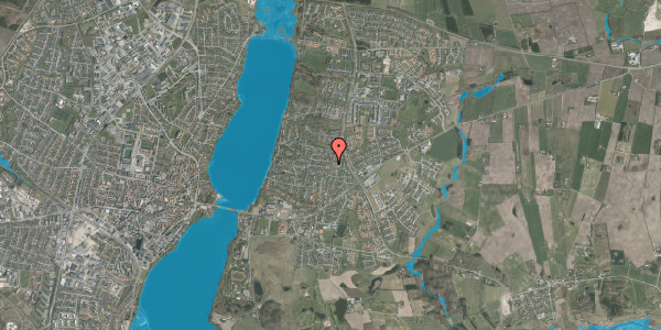 Oversvømmelsesrisiko fra vandløb på Grævlinghøjen 17, 8800 Viborg