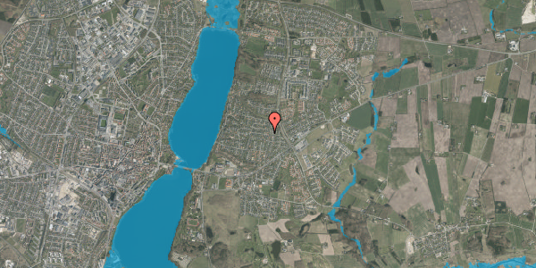Oversvømmelsesrisiko fra vandløb på Grævlinghøjen 19, 8800 Viborg