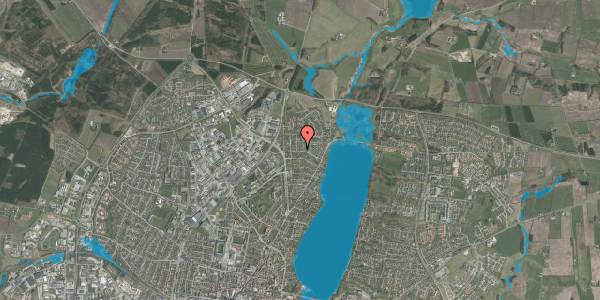 Oversvømmelsesrisiko fra vandløb på Guldfaxevej 32, 8800 Viborg