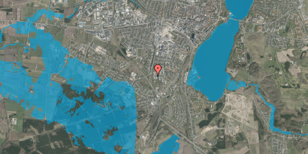 Oversvømmelsesrisiko fra vandløb på Guldstjernevej 28, 1. tv, 8800 Viborg