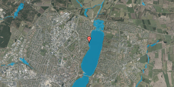 Oversvømmelsesrisiko fra vandløb på Gylfesvej 5, 8800 Viborg