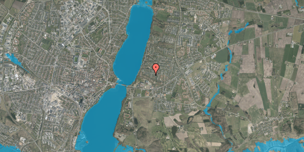 Oversvømmelsesrisiko fra vandløb på Gyvelhøjen 1, 8800 Viborg