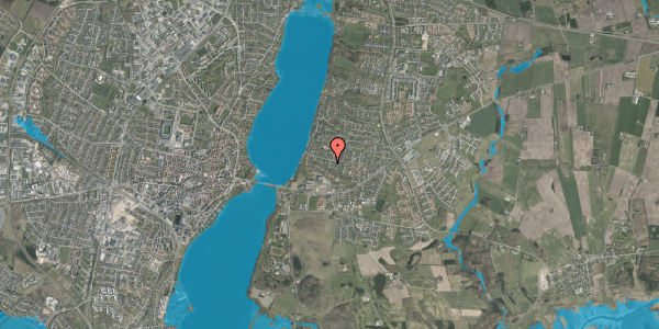 Oversvømmelsesrisiko fra vandløb på Gyvelhøjen 4, 8800 Viborg