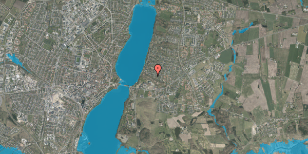 Oversvømmelsesrisiko fra vandløb på Gyvelhøjen 6, 8800 Viborg