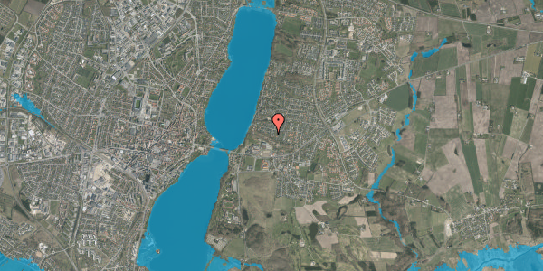 Oversvømmelsesrisiko fra vandløb på Gyvelhøjen 8, 8800 Viborg
