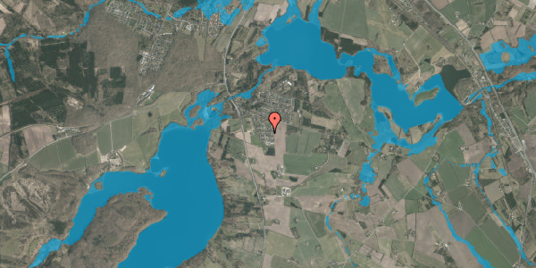 Oversvømmelsesrisiko fra vandløb på Gyvelstien 4, 8800 Viborg