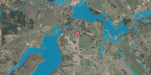 Oversvømmelsesrisiko fra vandløb på Gyvelstien 10, 8800 Viborg