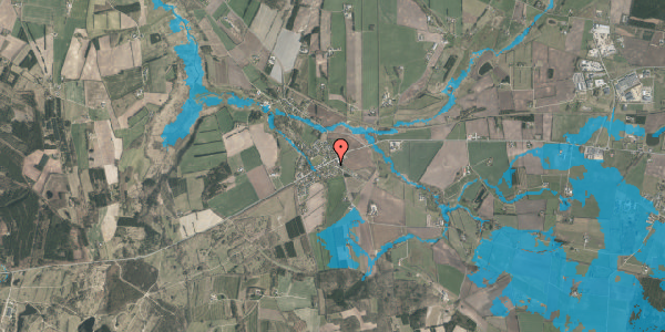 Oversvømmelsesrisiko fra vandløb på Gårsdalvej 4, 8800 Viborg