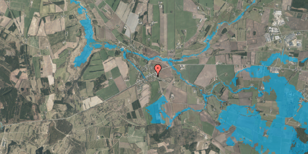 Oversvømmelsesrisiko fra vandløb på Gårsdalvej 6, 8800 Viborg