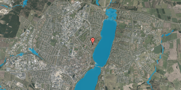 Oversvømmelsesrisiko fra vandløb på Hans Tausens Vej 15, 8800 Viborg