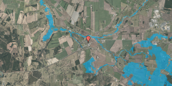 Oversvømmelsesrisiko fra vandløb på H.C. Hansens Vej 3, 8800 Viborg