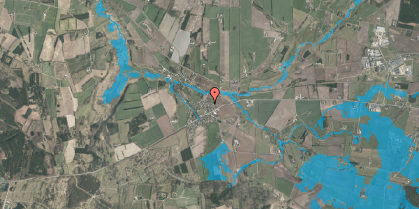 Oversvømmelsesrisiko fra vandløb på H.C. Hansens Vej 8, 8800 Viborg