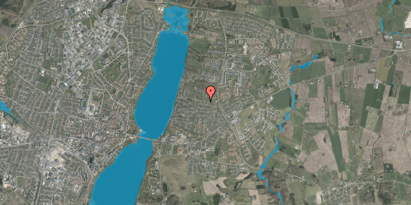 Oversvømmelsesrisiko fra vandløb på Harehøjen 13, 8800 Viborg