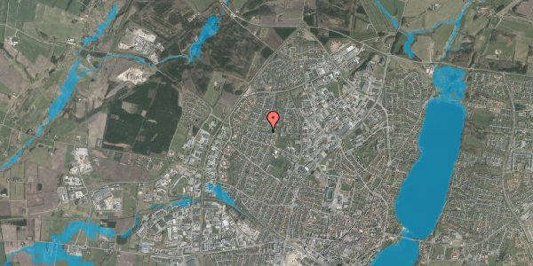 Oversvømmelsesrisiko fra vandløb på Havretoften 18, 8800 Viborg