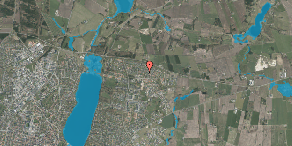 Oversvømmelsesrisiko fra vandløb på Hedebakken 64, 8800 Viborg