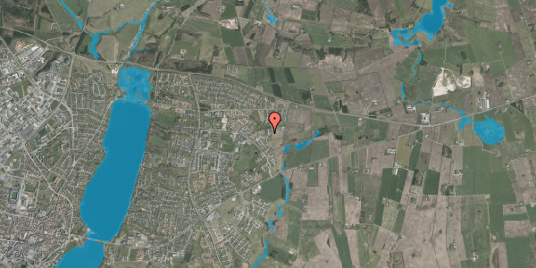 Oversvømmelsesrisiko fra vandløb på Hedelyngen 75, 8800 Viborg