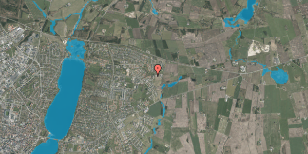 Oversvømmelsesrisiko fra vandløb på Hedelyngen 95, 8800 Viborg