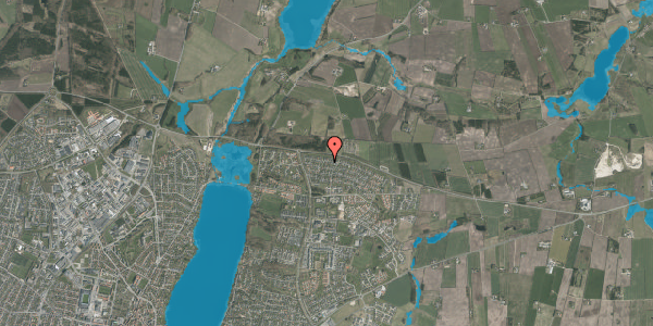 Oversvømmelsesrisiko fra vandløb på Hedeskrænten 18, 8800 Viborg