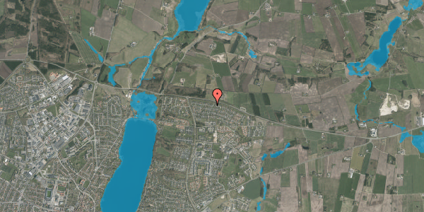 Oversvømmelsesrisiko fra vandløb på Hedeskrænten 28, 8800 Viborg