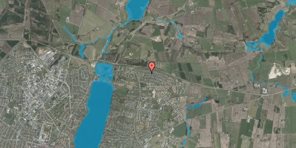 Oversvømmelsesrisiko fra vandløb på Hedeskrænten 36, 8800 Viborg