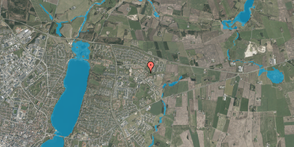 Oversvømmelsesrisiko fra vandløb på Hedevænget 15, 8800 Viborg