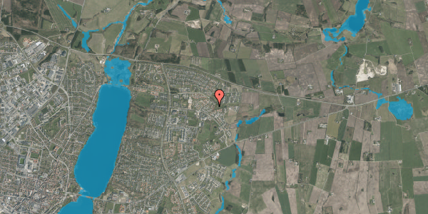 Oversvømmelsesrisiko fra vandløb på Hedevænget 17, 8800 Viborg