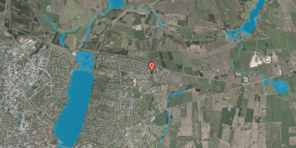 Oversvømmelsesrisiko fra vandløb på Hedevænget 66, 8800 Viborg