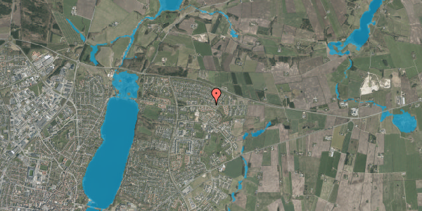 Oversvømmelsesrisiko fra vandløb på Hedevænget 74, 8800 Viborg