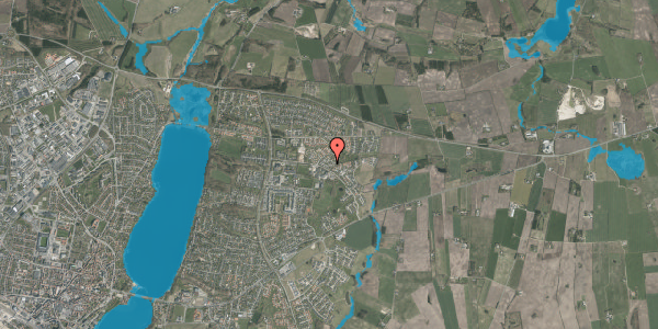 Oversvømmelsesrisiko fra vandløb på Hedevænget 77, 8800 Viborg