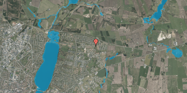 Oversvømmelsesrisiko fra vandløb på Hedevænget 84, 8800 Viborg