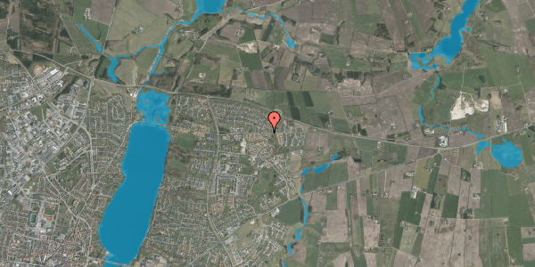 Oversvømmelsesrisiko fra vandløb på Hedevænget 86, 8800 Viborg
