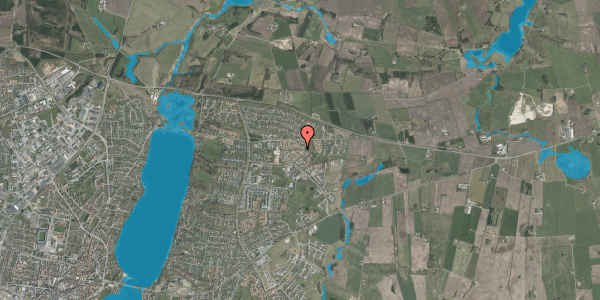Oversvømmelsesrisiko fra vandløb på Hedevænget 92, 8800 Viborg
