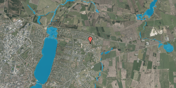 Oversvømmelsesrisiko fra vandløb på Hedevænget 94, 8800 Viborg