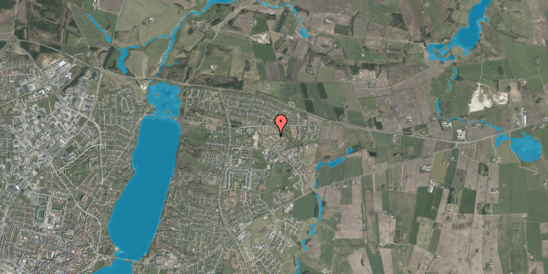 Oversvømmelsesrisiko fra vandløb på Hedevænget 96, 8800 Viborg