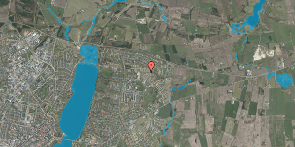 Oversvømmelsesrisiko fra vandløb på Hedevænget 98, 8800 Viborg