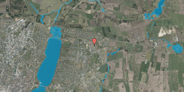 Oversvømmelsesrisiko fra vandløb på Hedevænget 100, 8800 Viborg