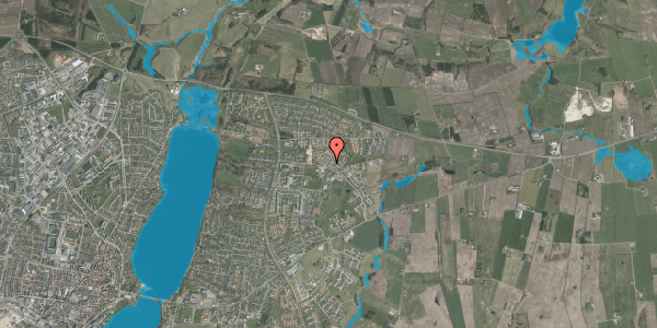 Oversvømmelsesrisiko fra vandløb på Hedevænget 105, 8800 Viborg