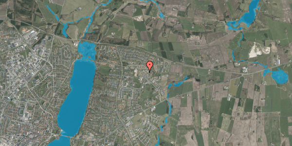 Oversvømmelsesrisiko fra vandløb på Hedevænget 106, 8800 Viborg