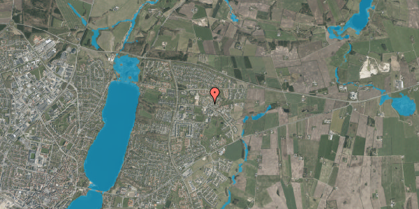 Oversvømmelsesrisiko fra vandløb på Hedevænget 109, 8800 Viborg