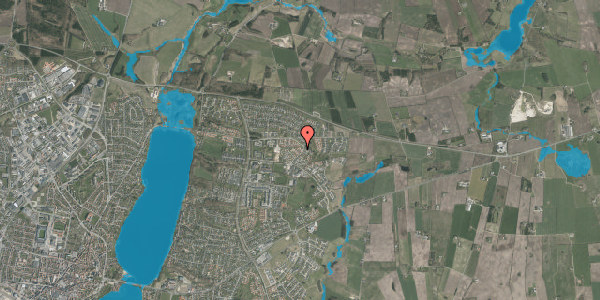 Oversvømmelsesrisiko fra vandløb på Hedevænget 114, 8800 Viborg