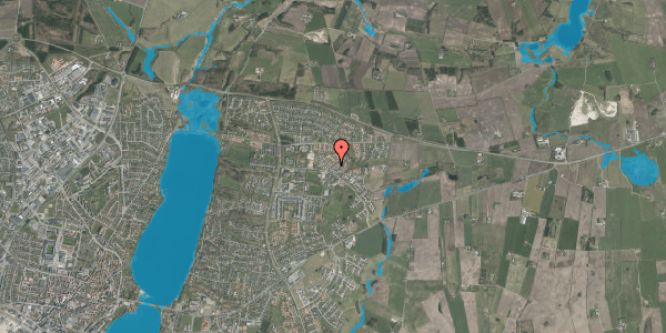 Oversvømmelsesrisiko fra vandløb på Hedevænget 119, 8800 Viborg