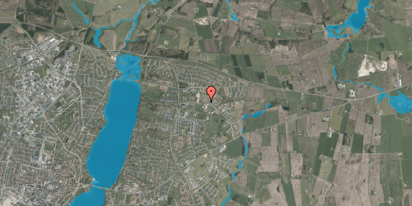 Oversvømmelsesrisiko fra vandløb på Hedevænget 182, 8800 Viborg