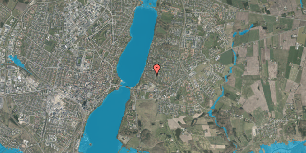 Oversvømmelsesrisiko fra vandløb på Helvegshøjen 11, 8800 Viborg