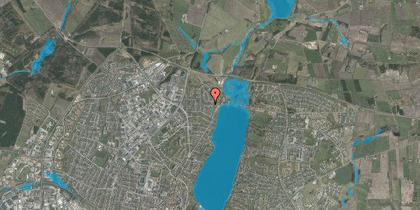 Oversvømmelsesrisiko fra vandløb på Hermodsvej 27, 8800 Viborg
